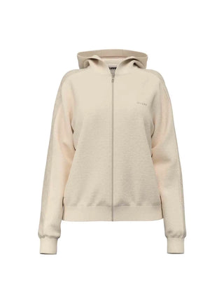 FELPA DONNA - GUESS ATHLEISURE CREMA - V6BQ19 K6364 1
