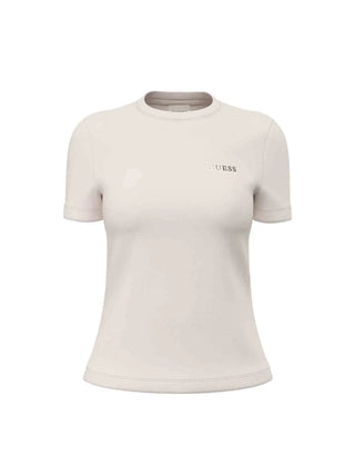 T-SHIRT DONNA - GUESS ATHLEISURE BIANCO - V6RI07 J1314
