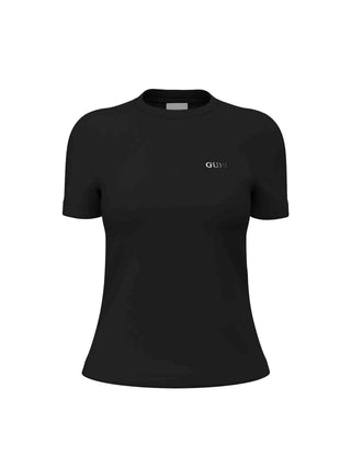 T-SHIRT DONNA - GUESS ATHLEISURE NERO - V6RI07 J1314