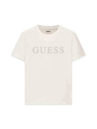 T-SHIRT DONNA - GUESS ATHLEISURE BIANCO - V6RI20 J1314
