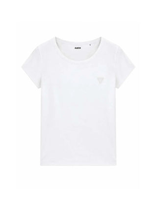 DAMEN-T-SHIRT - GUESS ATHLEISURE WEISS - V6YI11 K4298