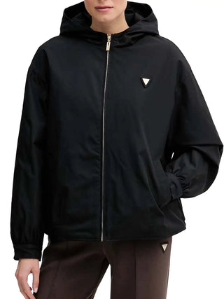 DAMENJACKE - GUESS ATHLEISURE SCHWARZ - V6YL11 W2871 1