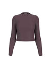 MAGLIA DONNA - GUESS ATHLEISURE MARRONE - V6YP05 K4260 1