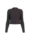 MAGLIA DONNA - GUESS ATHLEISURE NERO - V6YP05 K4260 1