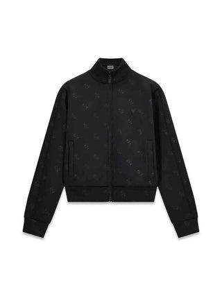 FELPA DONNA - GUESS ATHLEISURE NERO - V6YQ12 K4297
