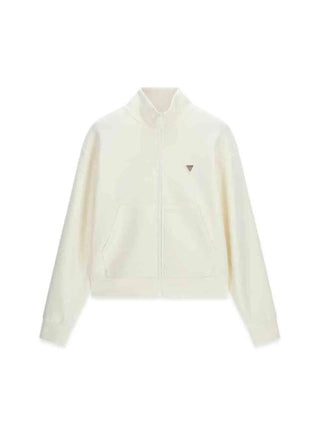 FELPA DONNA - GUESS ATHLEISURE BIANCO - V6YQ17 K4313