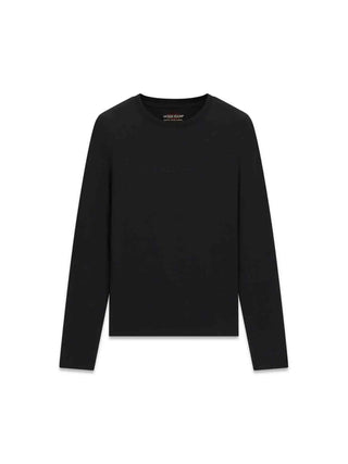 T-SHIRT DONNA - GUESS JEANS NERO - W4YI22 J1314
