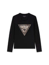T-SHIRT DONNA - GUESS APPAREL NERO - W6BI57 K7387 1