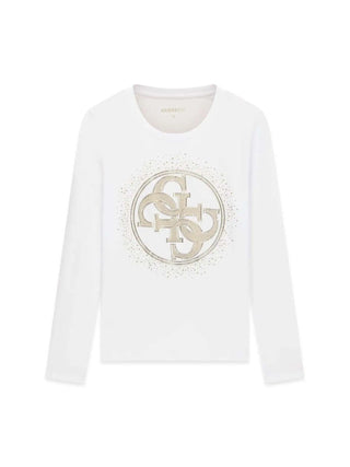 T-SHIRT DONNA - GUESS APPAREL BIANCO - W6BI58 K7388 1