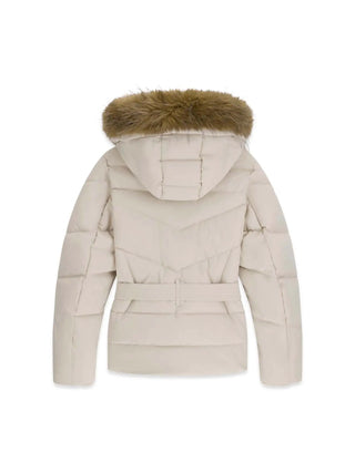 GIUBBOTTO DONNA - GUESS APPAREL CREMA - W6BL58 W4197 2