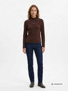 DAMEN T-SHIRT - GUESS JEANS KAFFEE - W6BP06 K5471 2