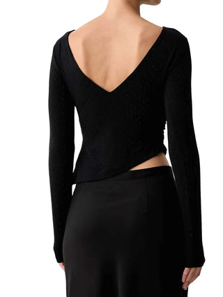 DAMEN-T-SHIRT - GUESS APPAREL SCHWARZ - W6BP25 K6281 2