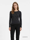 DAMEN-T-SHIRT - GUESS APPAREL SCHWARZ - W6BP26 K6284 3