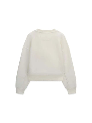 FELPA DONNA - GUESS APPAREL BIANCO - W6BQ13 K6059 2