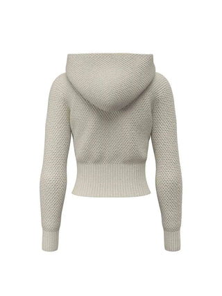 CARDIGAN DONNA - GUESS JEANS BIANCO - W6BR13 Z1256 2