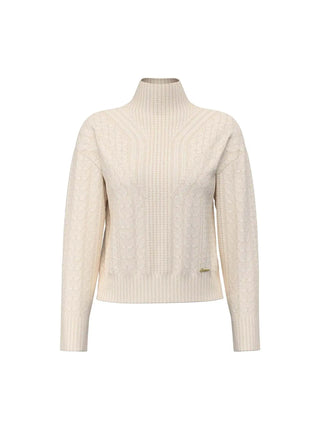 MAGLIA DONNA - GUESS APPAREL BIANCO - W6BR45 Z1444 1