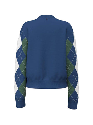 MAGLIA DONNA - GUESS APPAREL BLU - W6BR48 Z1447 2