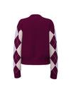 MAGLIA DONNA - GUESS APPAREL BORDEAUX - W6BR48 Z1447 2