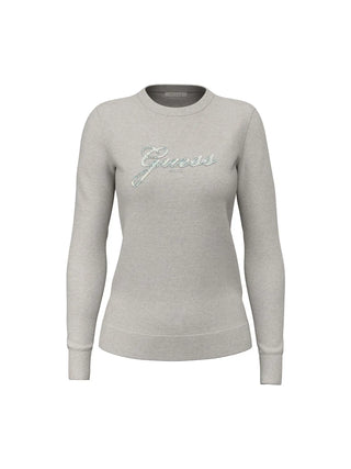 MAGLIA DONNA - GUESS APPAREL GRIGIO - W6BR53 Z1454 1