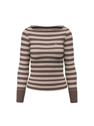 MAGLIA DONNA - GUESS JEANS MARRONE - W6BR66 Z1616 1