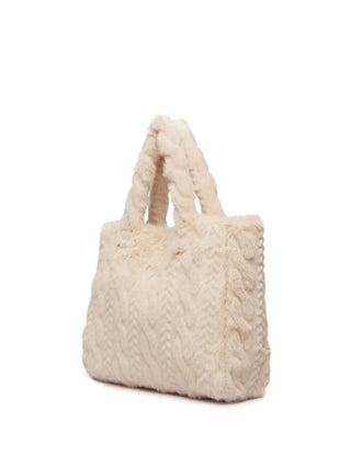 BORSA A MANO DONNA - GUESS APPAREL BIANCO - W6BZ14 W4361 2