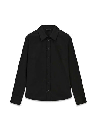CAMICIA DONNA - GUESS APPAREL NERO - W6YH10 W2752