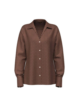 CAMICIA DONNA - GUESS APPAREL MARRONE - W6YH23 W2946