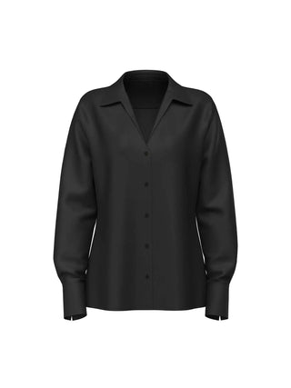 CAMICIA DONNA - GUESS APPAREL NERO - W6YH23 W2946