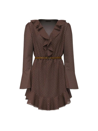 ABITO DONNA - GUESS APPAREL MARRONE - W6YK35 W2959
