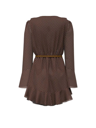 ABITO DONNA - GUESS APPAREL MARRONE - W6YK35 W2959 2