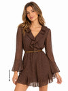 DAMENKLEID - GUESS BEKLEIDUNG BRAUN - W6YK35 W2959 3