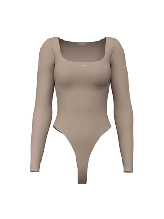 MAGLIA DONNA - GUESS APPAREL TAUPE - W6YP21 K4356