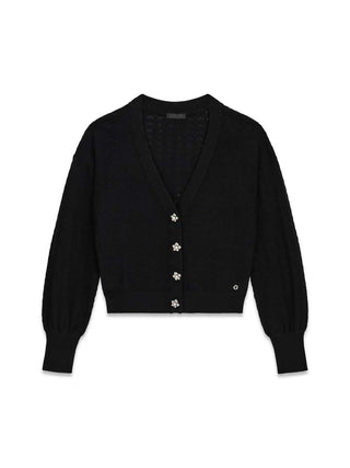 CARDIGAN DONNA - GUESS APPAREL NERO - W6YR14 Z0955
