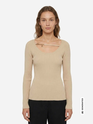 DAMENSHIRT - GUESS APPAREL BEIGE - W6YR22 Z0966 3