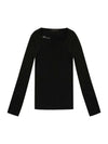 MAGLIA DONNA - GUESS APPAREL NERO - W6YR22 Z0966 1