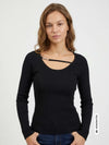 DAMEN-SHIRT - GUESS APPAREL SCHWARZ - W6YR22 Z0966 3