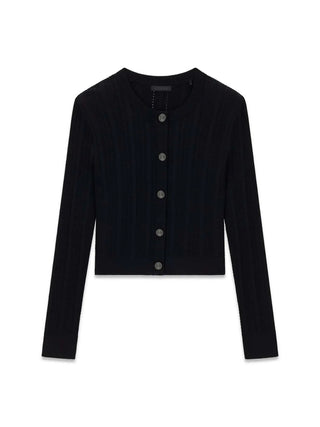 CARDIGAN DONNA - GUESS APPAREL NERO - W6YR26 Z0973