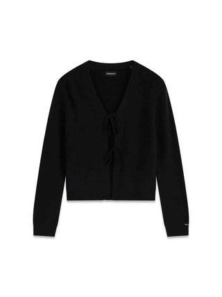 CARDIGAN DONNA - GUESS JEANS NERO - W6YR42 Z1103