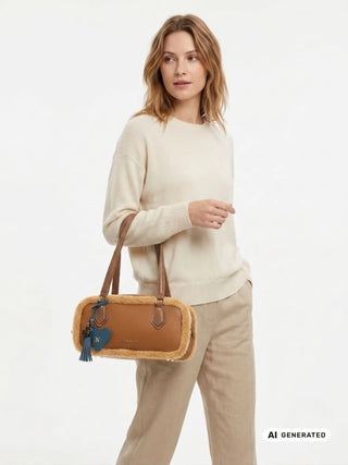 DAMEN-HANDTASCHE - CAFE NOIR BRAUN - C3NF1133 4