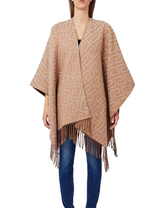 PONCHO DONNA - LIU-JO CAMEL - 2F6039T2742