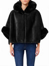 PONCHO DAMEN - LIU-JO SCHWARZ - 2F6051T0300 1
