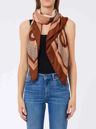 FOULARD DONNA - LIU-JO CAMEL - 2F6068T2745 2