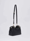BORSA A SPALLA DONNA - LIU-JO NERO-ORO - AF6114ES039 2