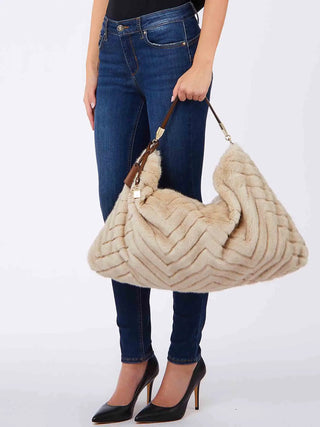 DAMEN TRAGETASCHE - LIU-JO CREME - AF6194E1161 5