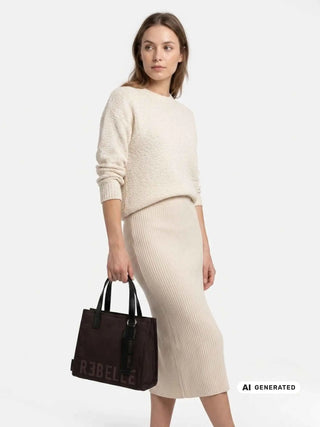 DAMENHANDTASCHE - REBELLE BRAUN - REB0083-T0001 7