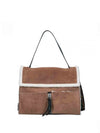 BORSA A MANO DONNA - REBELLE MARRONE - REB0283 P0048 1