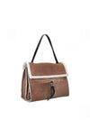 BORSA A MANO DONNA - REBELLE MARRONE - REB0283 P0048 2