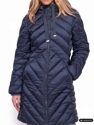 DAMENDAUNENJACKE - GAUDI JEANS BLAU - 621BD35008