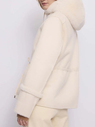 PELLICCIA DONNA - GAUDI JEANS BIANCO - 621BD39001 2