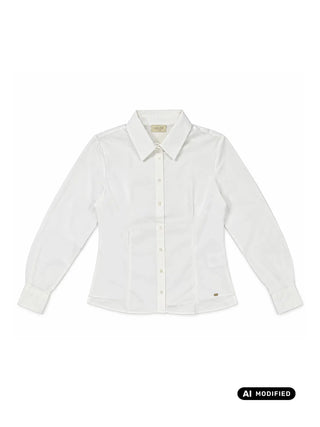 DAMENHEMD - GAUDI JEANS WEISS - 621BD45003